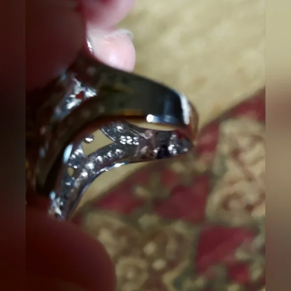 🔥NEW! Sterling Silver Tanzanite Filigree Ring Sz 7 - Picture 2 of 2